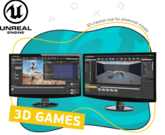 Unreal Engine 4. Игровой движок - КИБЕРшкола программирования для детей, компьютерные курсы для школьников, начинающих и подростков - KIBERone г. Артёмовский