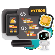 Мой первый сайт с мозгами: Python + AI - КИБЕРшкола программирования для детей, компьютерные курсы для школьников, начинающих и подростков - KIBERone г. Артёмовский