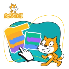 Scratch. Продвинутый уровень – создаём игры, как маленькие разработчики! - КИБЕРшкола программирования для детей, компьютерные курсы для школьников, начинающих и подростков - KIBERone г. Артёмовский