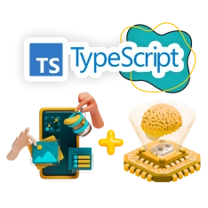 TypeScript + AI: создаём умные веб-приложения - КИБЕРшкола программирования для детей, компьютерные курсы для школьников, начинающих и подростков - KIBERone г. Артёмовский