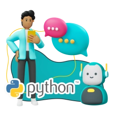 Умный чат-бот на Python на Telegram - КИБЕРшкола программирования для детей, компьютерные курсы для школьников, начинающих и подростков - KIBERone г. Артёмовский