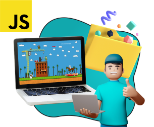 Программирование на JavaScript. Учимся создавать игры! - КИБЕРшкола программирования для детей, компьютерные курсы для школьников, начинающих и подростков - KIBERone г. Артёмовский