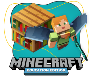 Minecraft Education - КИБЕРшкола программирования для детей, компьютерные курсы для школьников, начинающих и подростков - KIBERone г. Артёмовский